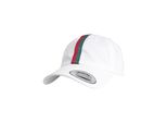 Cappello Urban Classics Stripe Dad Bianco/Rosso/Verde - Uni