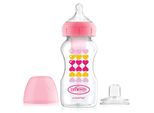 Dr Brown's Options+ Starter Pack Flacone/Bicchiere Rosa 270 Ml