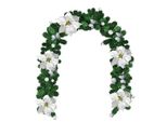 Jiubiaz 270Cm Ghirlanda Di Natale 50 Led Luci Fiabesche Ghirlanda Di Abete Decorazione Di Natale Argento