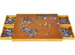 Tavolo Da Puzzle Costway Con 4 Cassetti, Tavola Da Puzzle Per Puzzle Fino A 1000-1500 Pezzi, Tavola Da Puzzle In Legno, Tavola Da Puzzle Con Superficie Di Lavoro Piana, 80 X 65 Cm