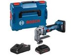 Akku-Blechschere Gsc 18V-16 E Professional, 18Volt Blau/Schwarz, 2X Akku Procore18V 4,0Ah, In L-BOXX