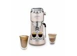 Dedica Arte EC885.BG, Espressomaschine beige/metall