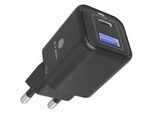 2-Port Usb 20W SteckerladegeräT IB-PS1020-PD, USB-A + USB-C Schwarz, Pd 3.0 20W + Qc 3.0 18W