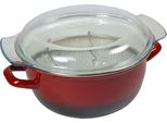 Friggitrice Ibili-Volcan, Acciaio Smaltato, 24X12,5 Cm, Rosso