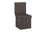 Relaxdays Sgabello Pieghevole Con Schienale