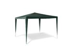 Tenda Gazebo Relaxdays Hbt: 2,5 X 3 X 3 M Gazebo Da Giardino Con Superficie Quadrata E Tetto In 100% Pe Tenda Da Festa Per Festival O Feste Padiglione Con Struttura In Acciaio Padiglione, Verde