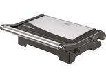 Melchioni Piastra Grill 1000W Nero Antiaderente Apertura 180° Per Panini E Carne
