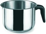 Pentola Ibili-Induktion, Acciaio Inox 18/10, 22X16X12 Cm, Argento/Nero
