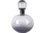 Caraffa Decorativa In Vetro SchäFer - Elegante Bottiglia In Vetro Per Bevande E Come Decorazione Della Tavola 28 Cm Antracite