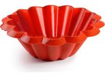 Ibili-Forma Per Muffin Alla Fragola, Silicone, 22X8 Cm, Rosso