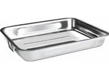 Teglia Da Forno Ibili-Bistrot, Acciaio Inox, 53X38X7,5 Cm, Argento