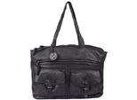Shopper HARBOUR 2ND Jordan, Damen, Gr. B/H/T: 42cm x 34cm x 12cm, grau (ash), Rindsleder, Taschen, Handtasche Damen Tasche Damen Henkeltasche