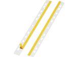 Durable Striscia Per Archiviazione Filefix® A4 Adesiva Conf. 50 Pezzi, 50 Pezzi, Trasparente, 806419
