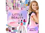 Malplay Trucco Unghie Set Cosmetico Con Borsetta Bambini Trucco Set Cosmetici Giocattolo Lavabile Per Bambine Bambini Da 3 Anni