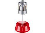 Equilibratrice Mobile Wiltec 29 X 29 X 57,5 Cm, Equilibratrice Antiruggine, Equilibratrice Per Mozzi Di Ruote Da 1 1/2" Per Pneumatici Di Auto E Moto"