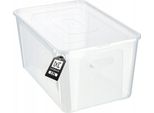 Contenitore In Plastica Kadax Da 17L Con Coperchio, Trasparente, Con Chiusura A Chiave