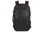 Freizeitrucksack SAMSONITE ECODIVER, Gr. B/H/T: 34cm x 54cm x 26cm, schwarz, modisch, Rucksäcke, Freizeitrucksack, Arbeitsrucksack, Cityrucksack USB-Schleuse