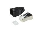 Logilink Professional MP0022 Spina RJ45 Logilink, Schermata, Cat.6, Nera