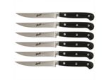 Berkel Set 6 Coltelli Da Bistecca Delicati Adhoc Nero