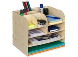 Organizzatore Da Tavolo Con Scomparti RD42746, Beige