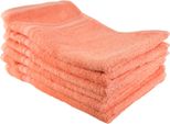 Set Di Asciugamani In Bambù 6 Pezzi 30X50, Salmone