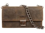 Geldbörse BAGAN, braun, Leder, vintage, casual, Kleinlederwaren, echt Leder