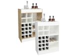 VCM Weinschrank Maße ca. H. 100 x B. 70 x T. 38 cm Küchenregal Regal Weinregal - Esilo