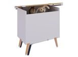 Vcm Holztruhe MaßE Ca. H. 65 X B. 68 X T. 39 Cm Kiste FüR Alle WohnräUme Aufbewahrungsbox Kiste - Bosula L