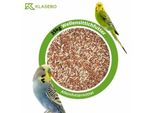 KLASEBO Wellensittichfutter 25kg, Vogelfutter, Sittichfutter, Kanarienvogel