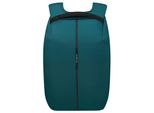 Laptoprucksack SAMSONITE SECURIPAK 2.0 Backpack 15.6, Gr. B/H/T: 33cm x 44,5cm x 18cm, blau (petrol), Polyester, unifarben, modisch, Rucksäcke, Rucksack Freizeitrucksack Cityrucksack Backpack Schulrucksack