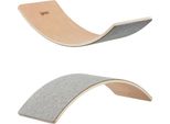 Goki Balance Board Wave In Legno Con Rivestimento In Feltro
