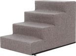 Pillowprim Scale Per Animali Domestici Aiuto Per Cani Di Piccola Taglia Gradini Rampa Per Gatti 4 Gradini Grande Grigio Altezza 40 Cm