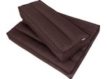 Schienale 120X40 Cm Cuscino Per Pallet Sfoderabile Impermeabile Cuscini Per Pallet Cuscini Da Giardino Cuscini Per Pallet Da Esterno Marrone Scuro