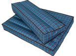 Schienale 120X40 Cm Cuscino Per Pallet Sfoderabile Impermeabile Cuscini Per Pallet Cuscini Da Giardino Cuscini Per Pallet Da Esterno Blu A Scacchiera