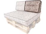 Cuscino Per Pallet Schienale 60X40 Cm Sfoderabile Impermeabile Cuscini Per Pallet Cuscini Da Giardino Cuscini Per Pallet Da Esterno Caffè Beige