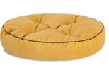 Pillowprim Cuscino Da Pavimento In Stile Giapponese, Cuscino Da Meditazione, Cuscino Da Yoga Cuscino Da Seduta Rotondo 57X57Cm Giallo