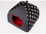 Letto Per Gatti Divano Per Gatti Cuscino Per Gatti Cestino Per Gatti Letto Per Gatti Divano Per Animali Domestici Morbido Letto Per Animali Domestici Lettino Per Gatti Cuscino R1 - 38 X 38 Cm Nero In Zampe
