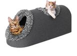 Tunnel Per Gatti Casa Per Gatti Rifugio Per Gatti Lettino Per Finestra Accogliente Lettino Per Davanzale Rifugio Per Animali Casa Per Cani Cuccia Per Cani Grotta Per Cani, Nera