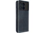 Avizar, Custodia Per Xiaomi Poco X6 Pro Funzione Stand A Portafoglio, Motivo A Mosaico, Blu Scuro