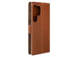 Avizar, Custodia A Portafoglio Per Samsung Galaxy S24 Ultra Con Patta Magnetica, Marrone