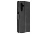 Avizar, Cover Per Samsung A25 5G Con Supporto Per Schede E Funzione Stand, Nero