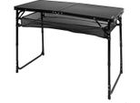 Aktive 63089 Tavolo Da Campeggio Pieghevole Regolabile In Altezza Argento 120X60X60/70 Cm Argento 120X60X60/70 Cm