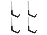 4X Staffa A Muro Maclean Per Pneumatici Ruote Scale Bici Acciaio Carico Massimo 10Kg MC-480