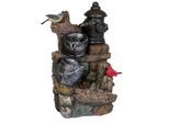 Brunnen METIS in Holz-/Stein-Optik