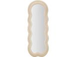 Specchio Da Parete Con Cornice In Tessuto, 160 Cm