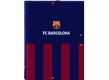 Cartella Organizer F.C. Barcelona 24/25 Rosso Granata Blu Navy A4 26 X 33,5 X 4 Cm