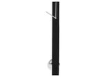 Kare-Design Wanduhr , Schwarz, Silber , Metall, Kunststoff , 6x65x6 cm , Dekoration, Uhren, Wanduhren