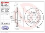 2X Disco Freno Brembo 09.C927.11 Per Mitsubishi Mirage Sedan (A1_A) 42Mm