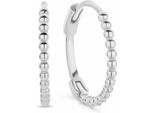 New Bling 9NB-0776 Orecchini In Argento - Donna - Borchiati - Sfere - 20 X 1,85 Mm - Rodio - Argento