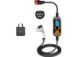 Caricabatterie Portatile Per Veicoli Elettrici, Lunghezza Cavo 5 M, Impermeabile IP65, 11Kw 16A 3Phase, TYPE2